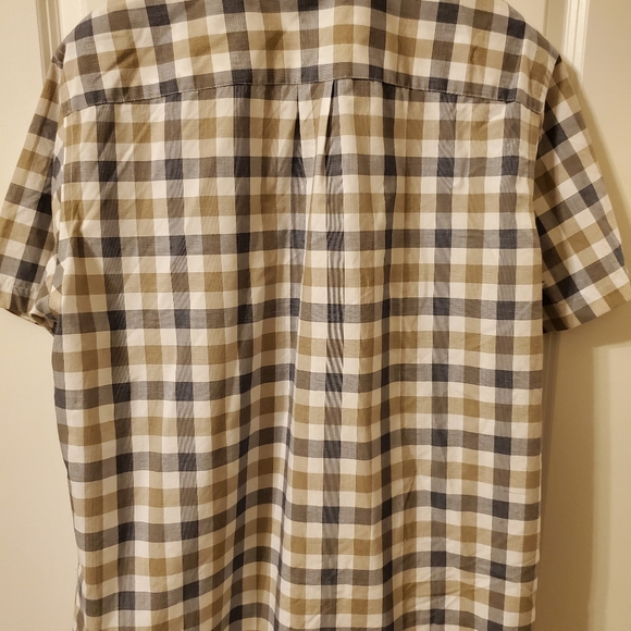 Van Heusen blue/tan button down - Picture 2 of 3